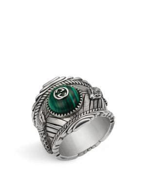 gucci slytherin ring|Gucci silver rings uk.